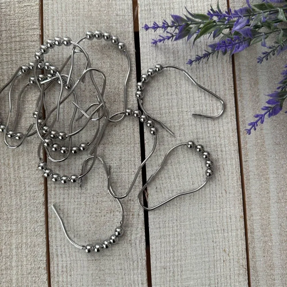 Silver Bathroom Shower Hooks